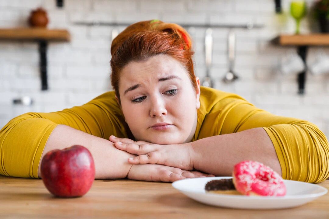 Verzicht auf Süßwaren zugunsten von Obst bei Übergewicht